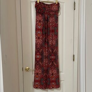 Soma Braided Bodice Maxi Dress with removable multi way straps size medium NWT